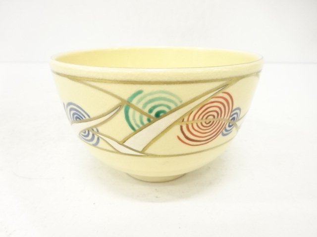JAPANESE COLLECTIBLE / KYOTO-YAKI / ZUIUN-STYLE / GOLD-AND-COLOR-PAINT